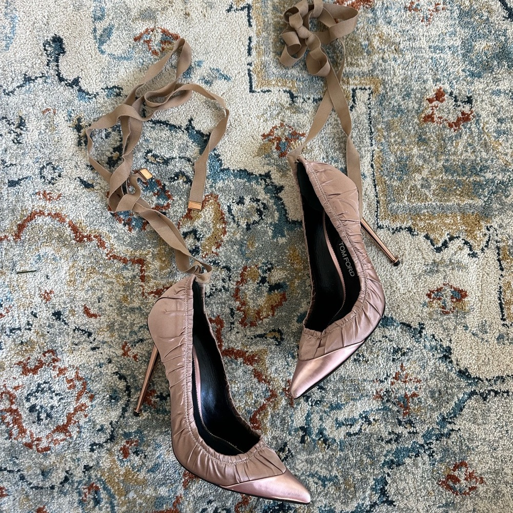 Tom Ford Pleated Ballet Pump